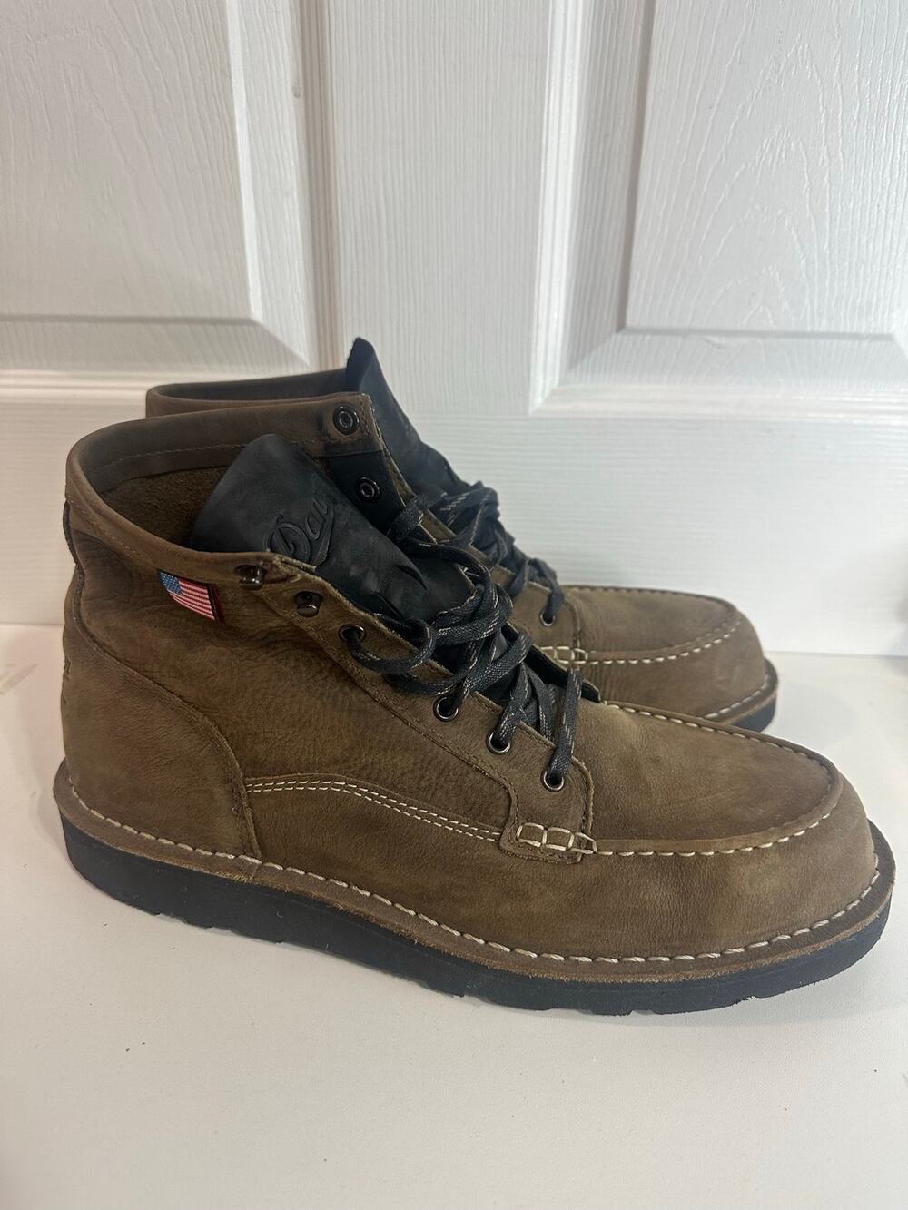 Danner Bull Run Lux Vintage Sterling Moc Toe Boots Sz 11 Men’s Brown - Worn Once